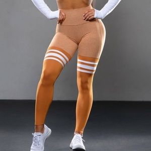 Bombshell Legging, Thigh High, Heather Bronze, S